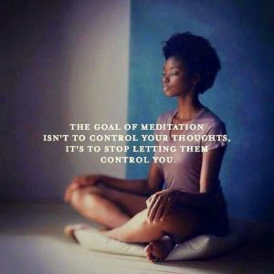 The goal of meditation