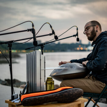 Meditation au lever du soleil avec la musique de Pierre-Olivier Bolduc , 02 Septembre 2023
Photo Daniel Mallard